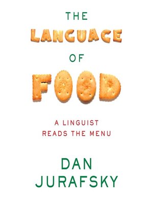cover image of The Language of Food